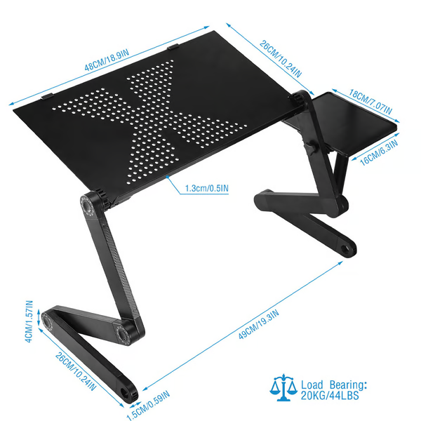 FlexStand – 360° Adjustable Ergonomic Laptop Stand (7–21")