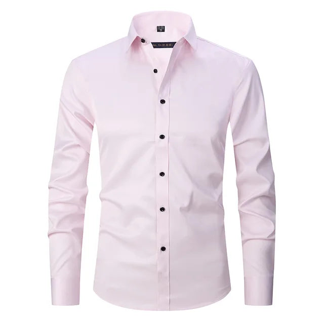 Chemise business anti-froissement stretch coupe slim pour homme