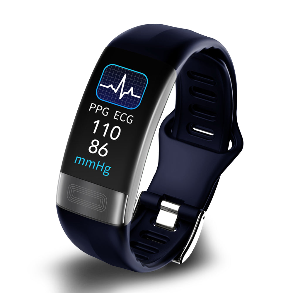 Smart Fitness Health Tracker Bracelet with Heart Rate, ECG & Sleep Monitoring