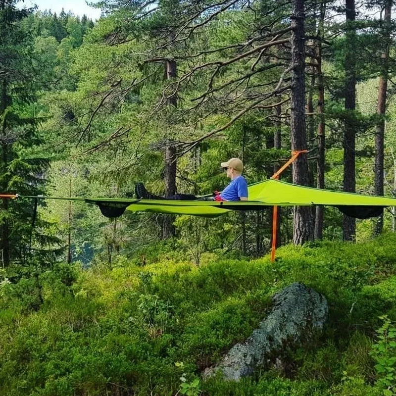 Multi-Person Camping Hammock 3-Point Tree Hanging Tent