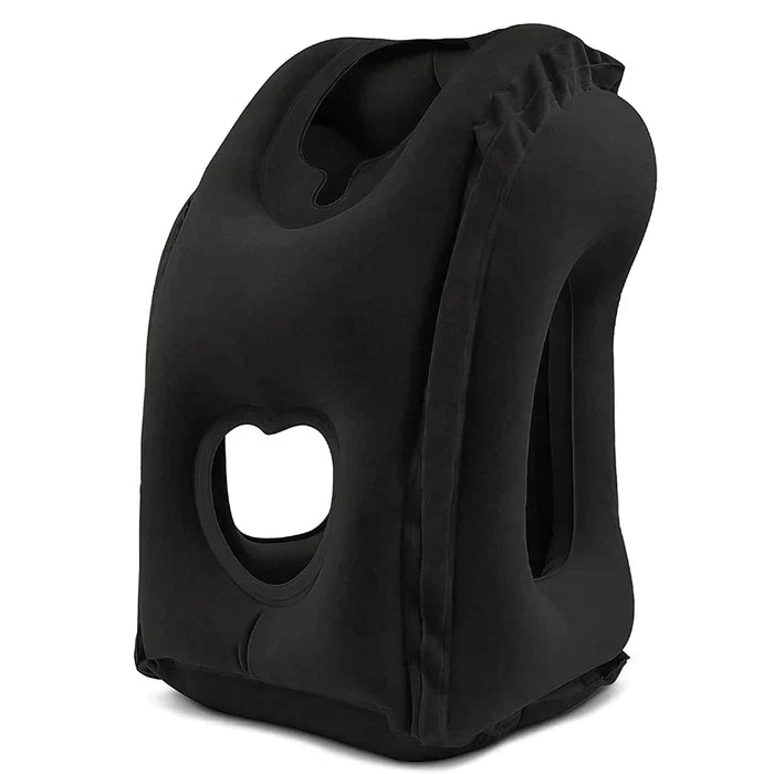 Inflatable Travel Neck Pillow Ergonomic Support Cushion