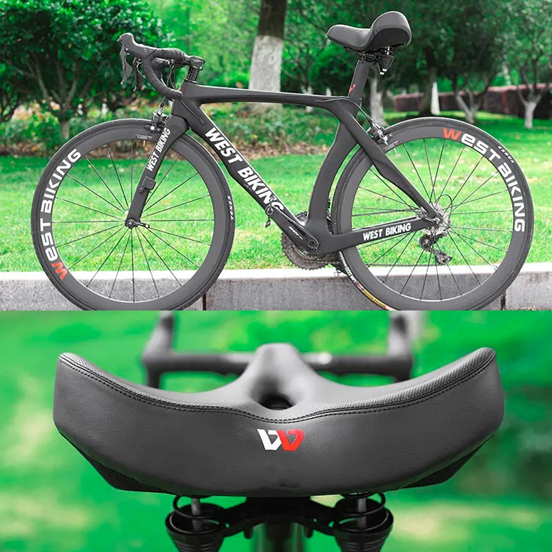 PainFreePedal - Wide Bicycle Saddle for Maximum Comfort