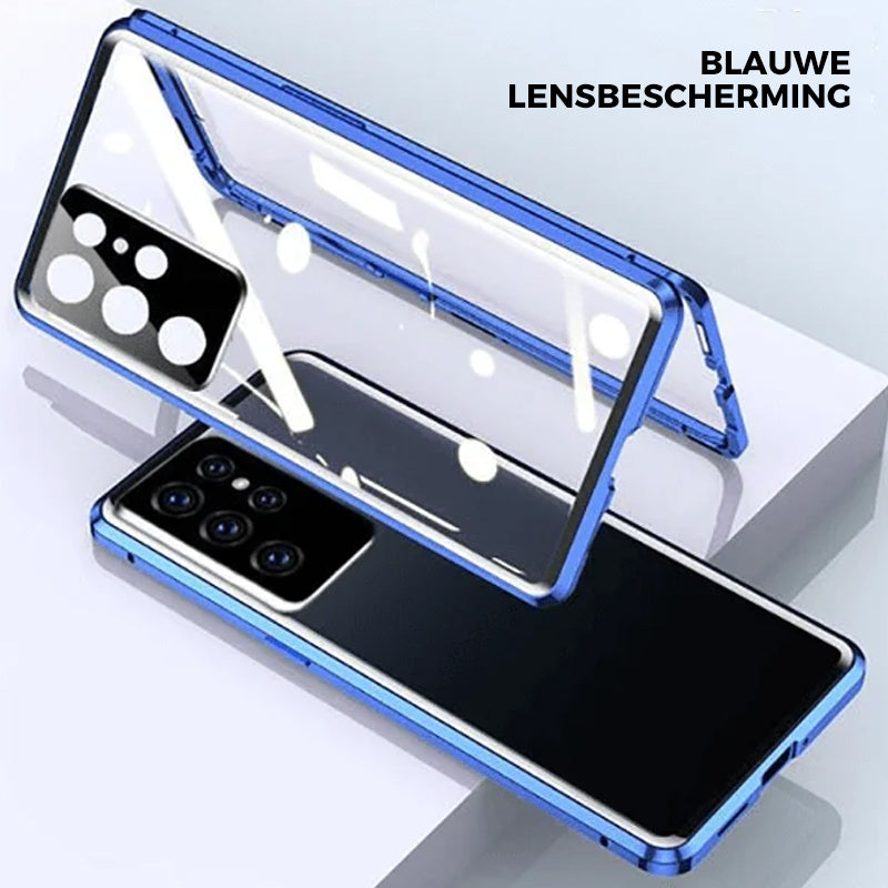Magnetic Double-Sided Tempered Glass Phone Case for Samsung