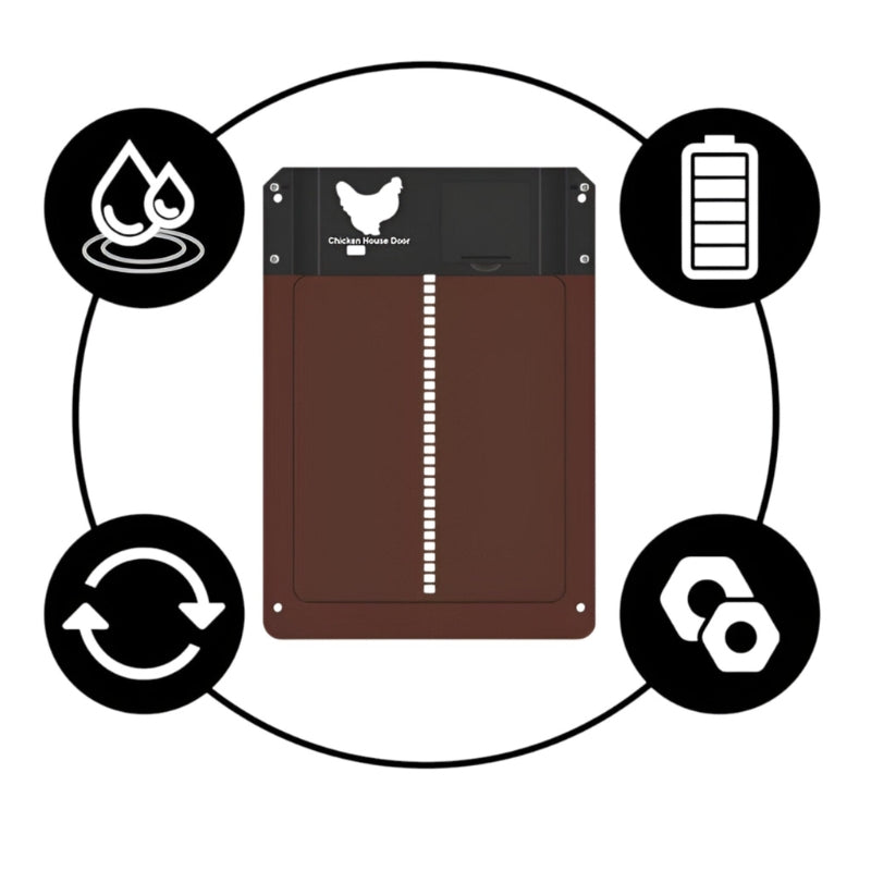 Automatic Chicken Coop Door Opener with Light Sensor & LCD Timer
