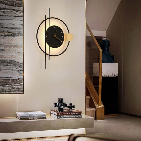 LED Wall Clock Modern Decorative Lighted Wall Clock