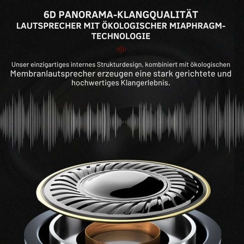 HydroWave Open-Ear Waterproof Bluetooth Headphones