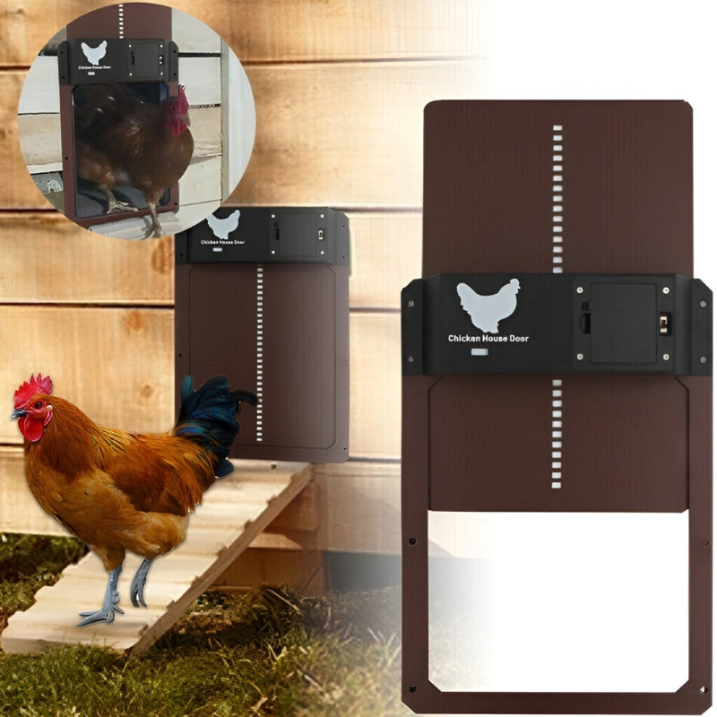 Automatic Chicken Coop Door Opener with Light Sensor & LCD Timer