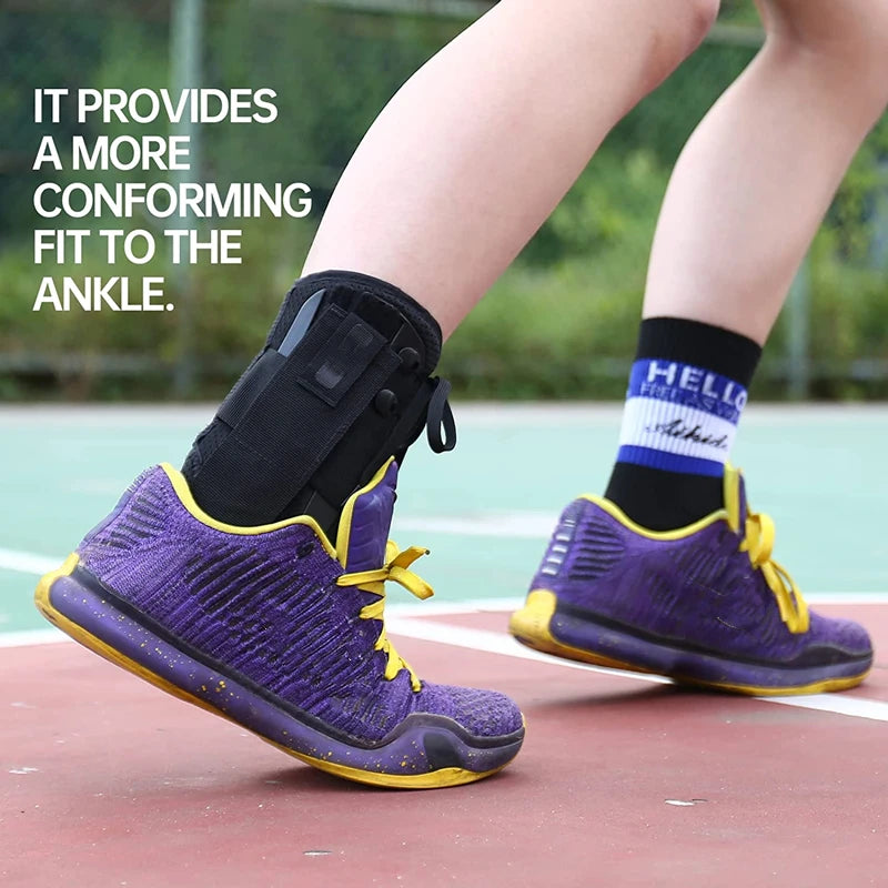 Adjustable Ankle Support Brace | Lace-Up Foot Stabilizer for Men & Women
