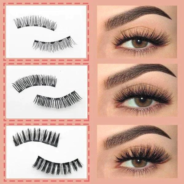 Magnetic False Eyelash Set with Applicator Tool
