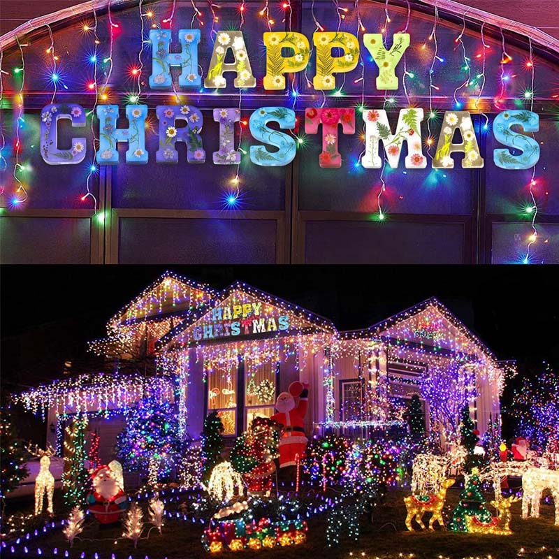 Personalized Letter Resin Flower LED Night Light