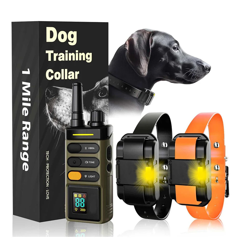 ControlMax™ 1-Mile Remote Dog Training Collar for Big & XL Dogs