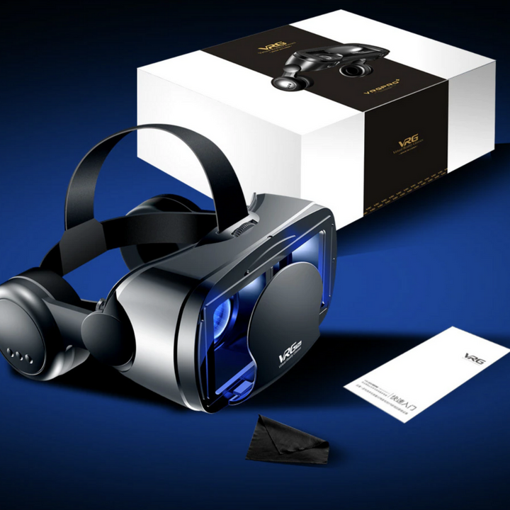 Smart VR Headset With Integrated Headphones