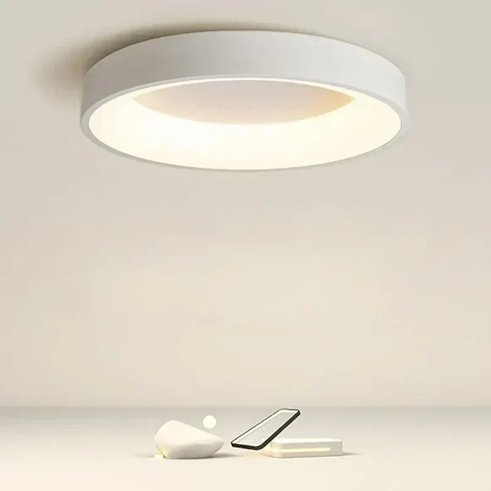 Round LED Ceiling Light – Scandinavian Minimalist Design