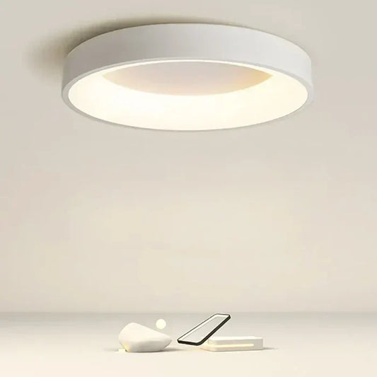 Round LED Ceiling Light – Scandinavian Minimalist Design