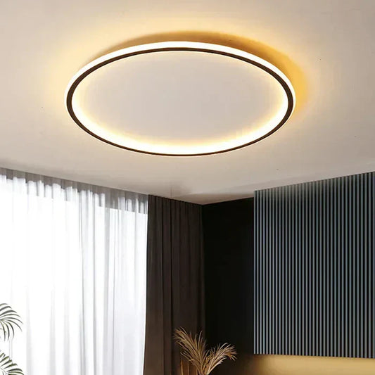 AuroraSphere – Scandinavian Round Ceiling Light for Modern Interiors