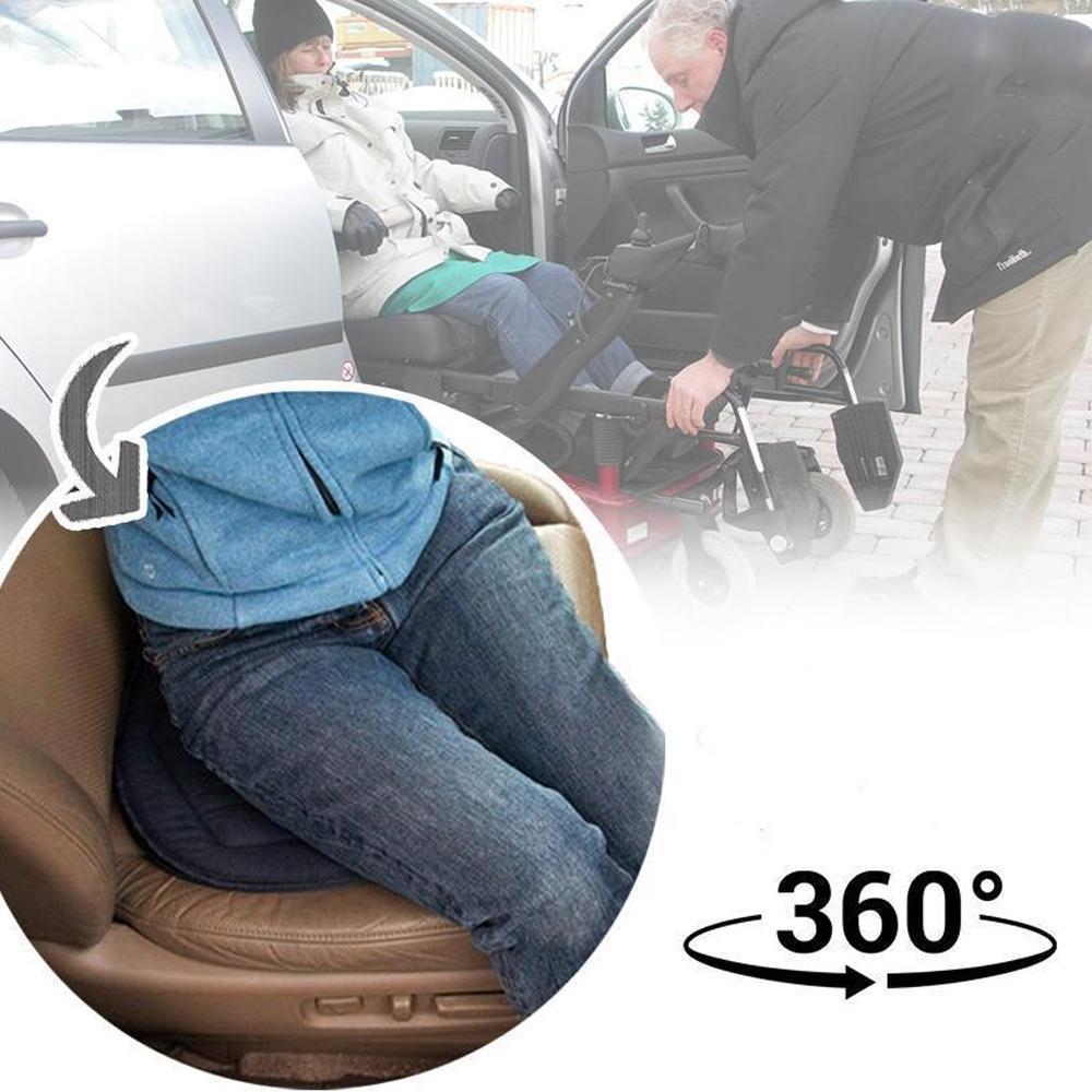 360 Degree Swivel Seat Cushion Memory Foam Rotating Chair Pad