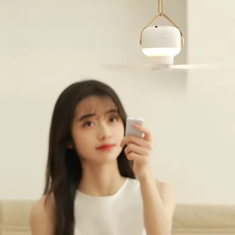 BreezeFlex Wiederaufladbarer Deckenventilator mit Fernbedienung