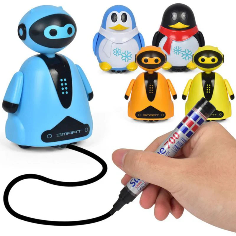 Line-Following Drawing Robot Educational Toy
