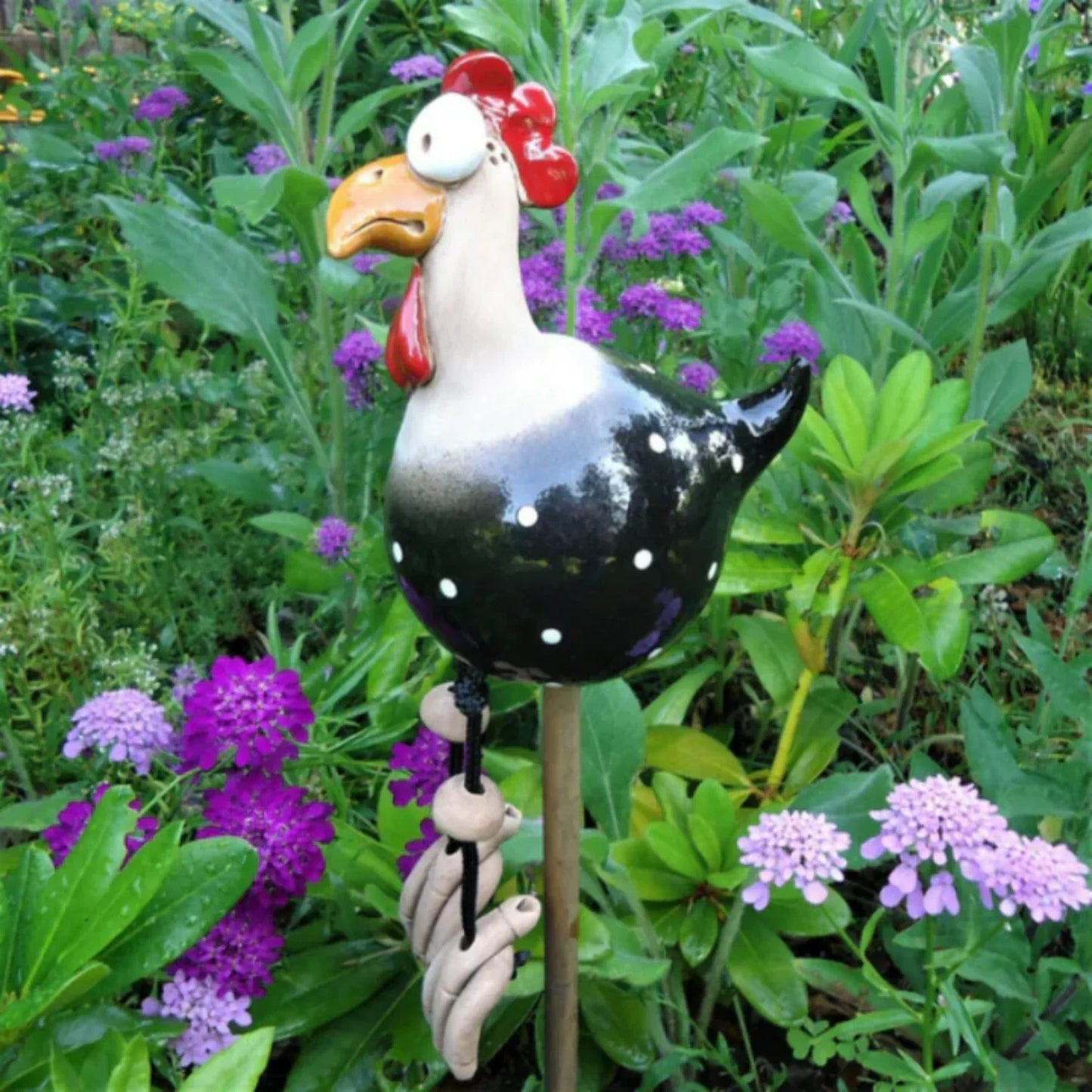 Decorative Garden Chicken Statue Outdoor Yard Ornament