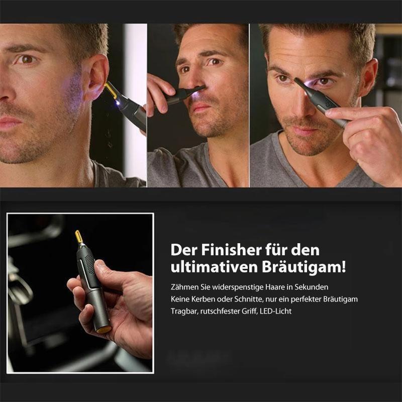 Präzisions-Detailtrimmer für Nase, Ohren, Augenbrauen und Bartpflege
