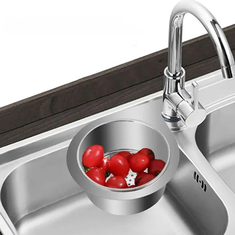 CornerFlow Space-Saving Sink Strainer