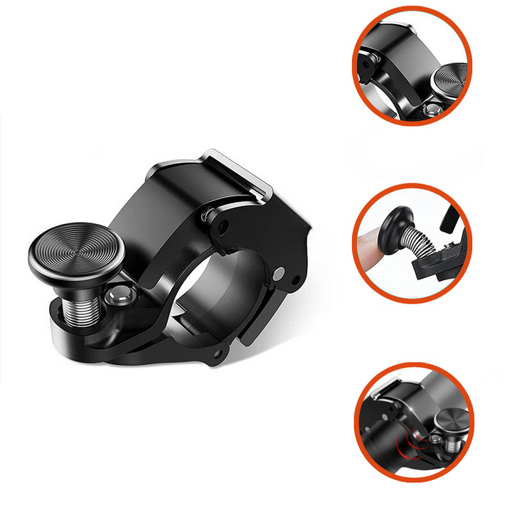 Lightweight Bicycle Bell with Clear Ring