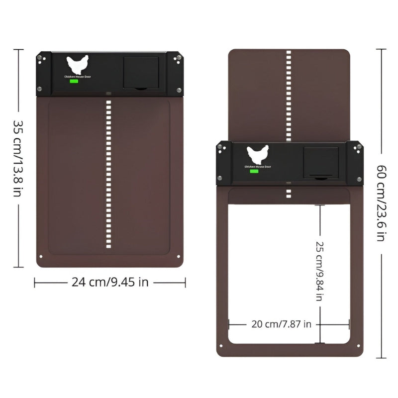 Automatic Chicken Coop Door Opener with Light Sensor & LCD Timer