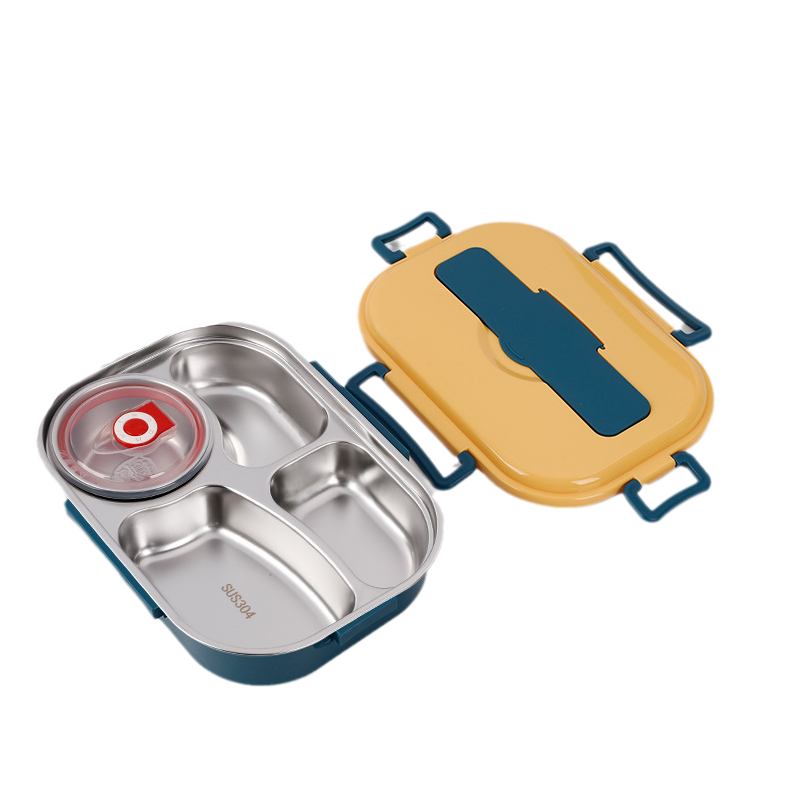 Stainless Steel Insulated Lunch Box with Compartments