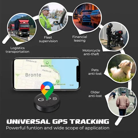 Mini Magnetic GPS Tracker for Vehicles and Personal Items