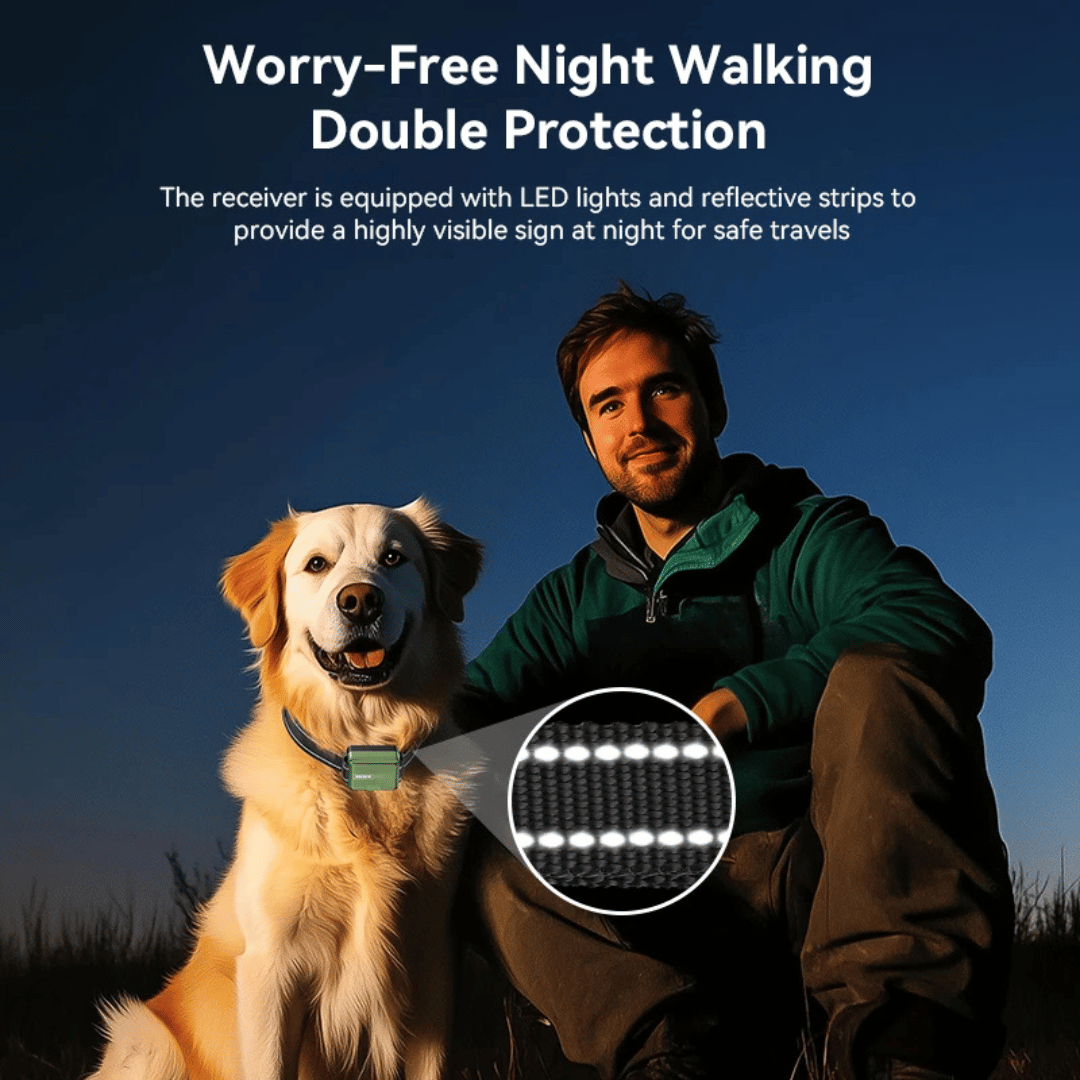 GripTrain™ 300m Smart Dog Training Collar with LCD Remote Control