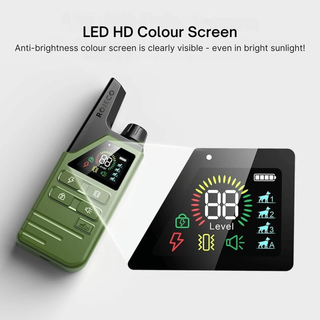 GripTrain™ 300m Smart Dog Training Collar with LCD Remote Control