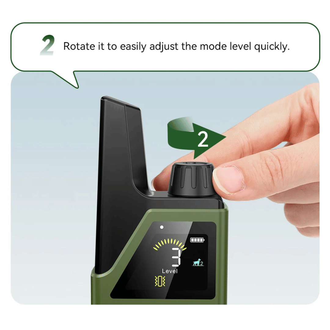 GripTrain™ 300m Smart Dog Training Collar with LCD Remote Control