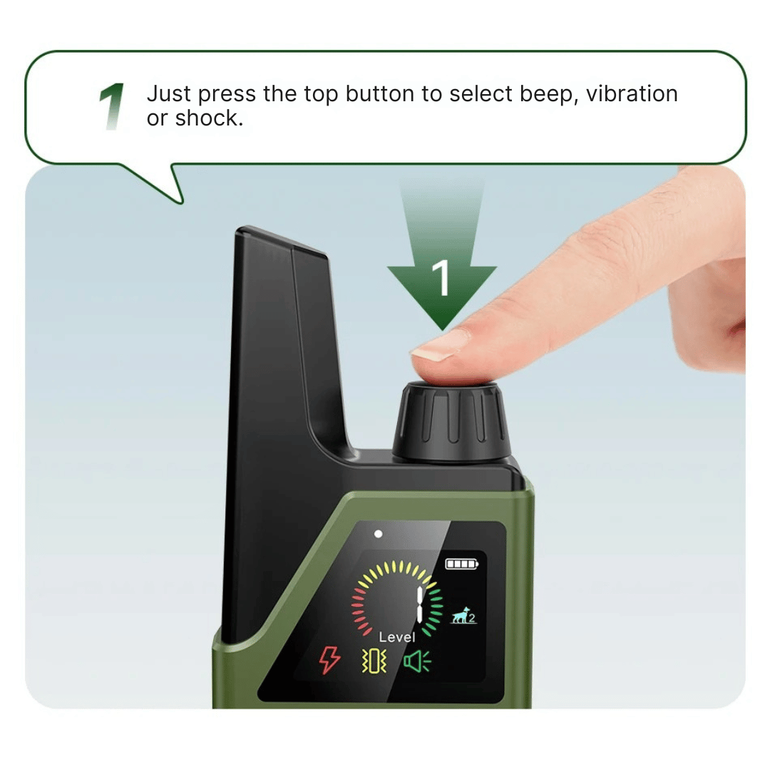 GripTrain™ 300m Smart Dog Training Collar with LCD Remote Control