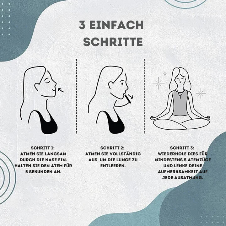 Breathing Training Inhaler for Relaxation and Mindful Breathing