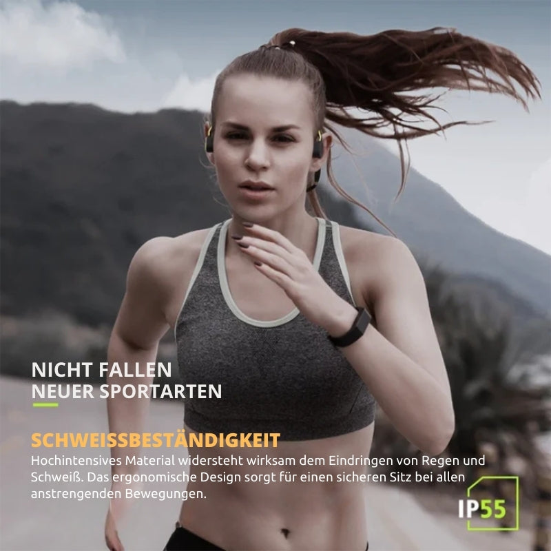 HydroWave Open-Ear Waterproof Bluetooth Headphones