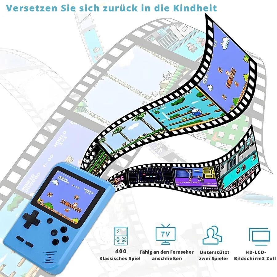 Handheld-Retro-Spielkonsole mit integrierten Klassikern