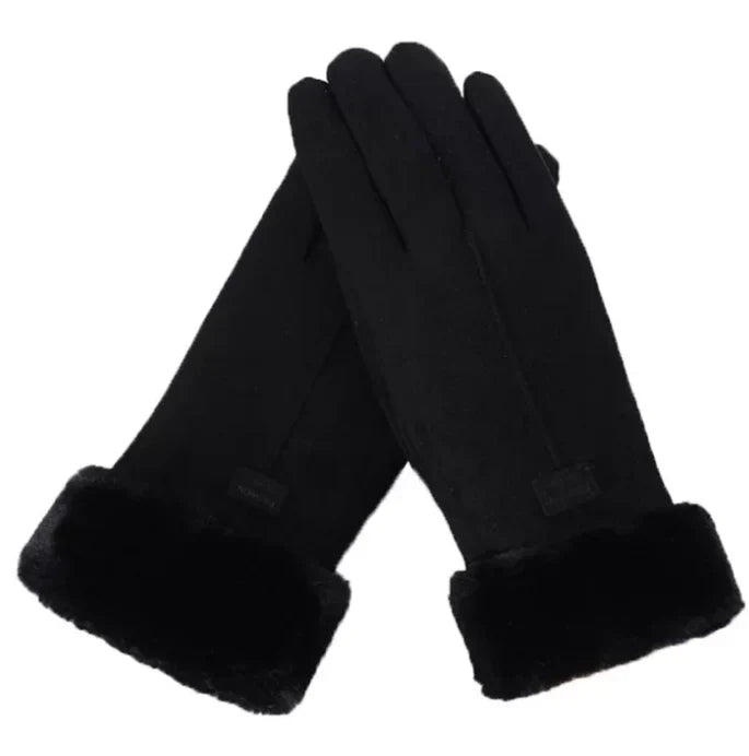 Women’s Winter Touchscreen Gloves – Soft Suede Style Warm Gloves