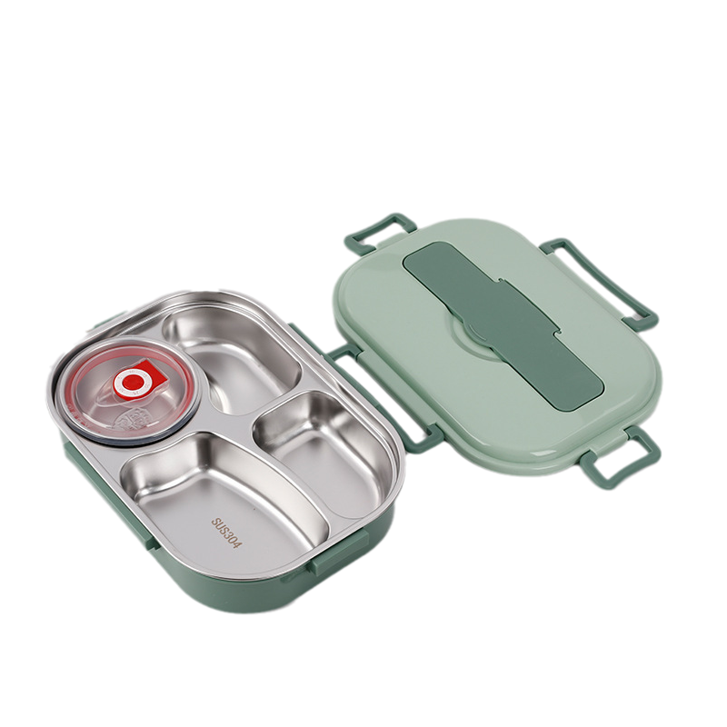 Stainless Steel Insulated Lunch Box with Compartments