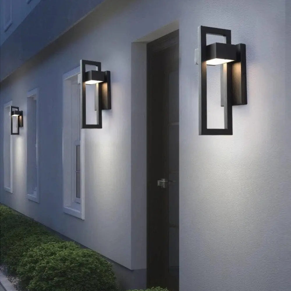 AuraBright – Modern Outdoor Wall Light