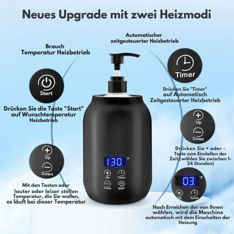 Portable Electric Massage Oil Warmer Touch Control Heater