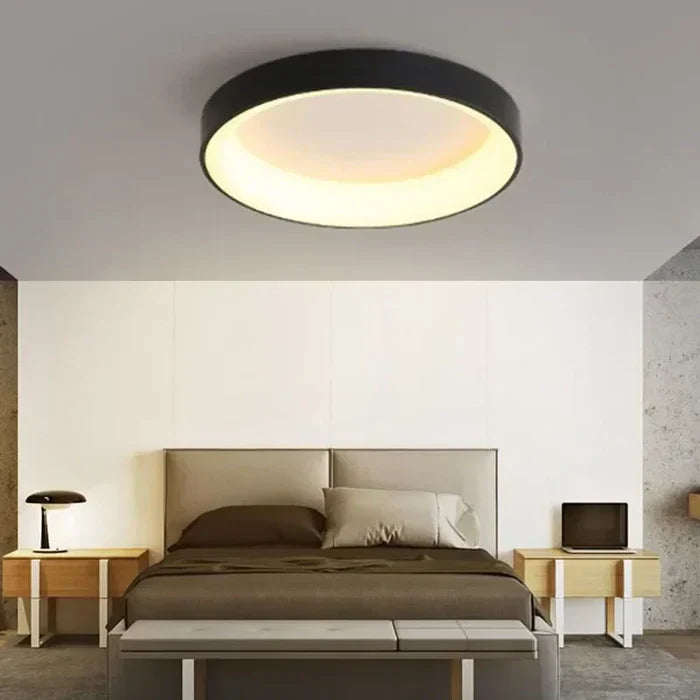 Round LED Ceiling Light – Scandinavian Minimalist Design