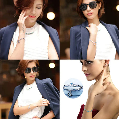 Heart of the Ocean – Crystal Bracelet