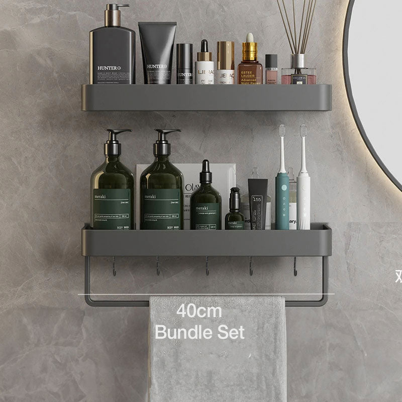 AquaShelf – Elegant Wall Shelf for an Organized Bathroom Interior