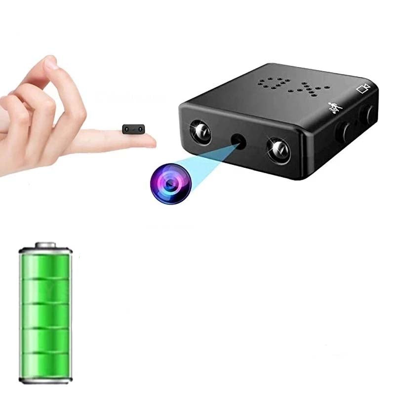 Compact Wireless Security Camera with Night Vision and Wide Angle