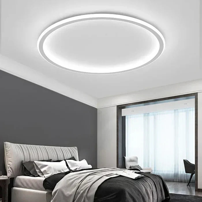 AuroraSphere – Scandinavian Round Ceiling Light for Modern Interiors