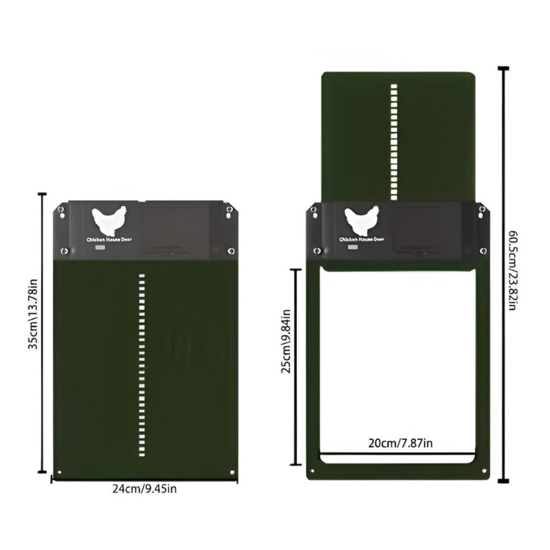 Automatic Chicken Coop Door Opener with Light Sensor & LCD Timer