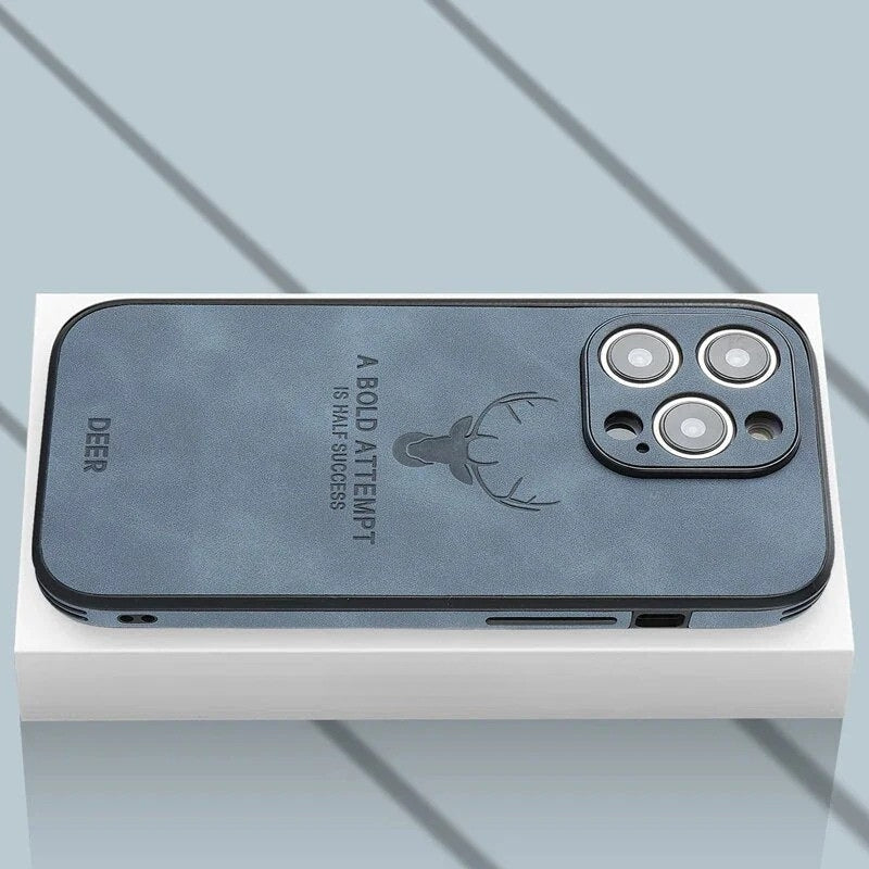 Premium suède beschermhoes voor iPhone