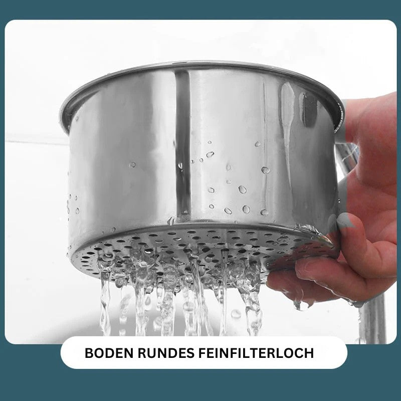 CornerFlow Space-Saving Sink Strainer