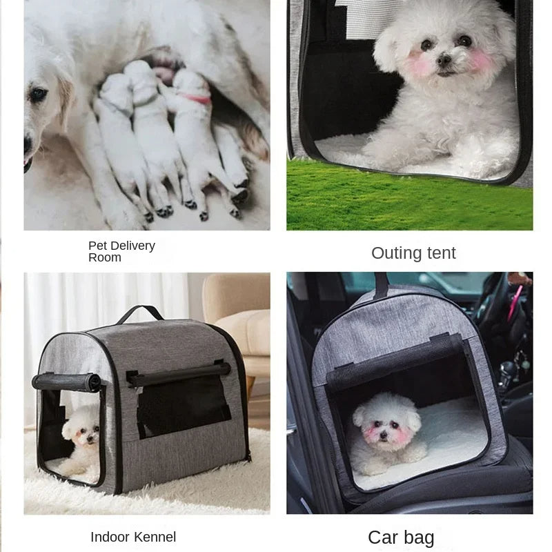 FoldaPaw – Practical Foldable Dog Carrier Bag for Comfortable Travel