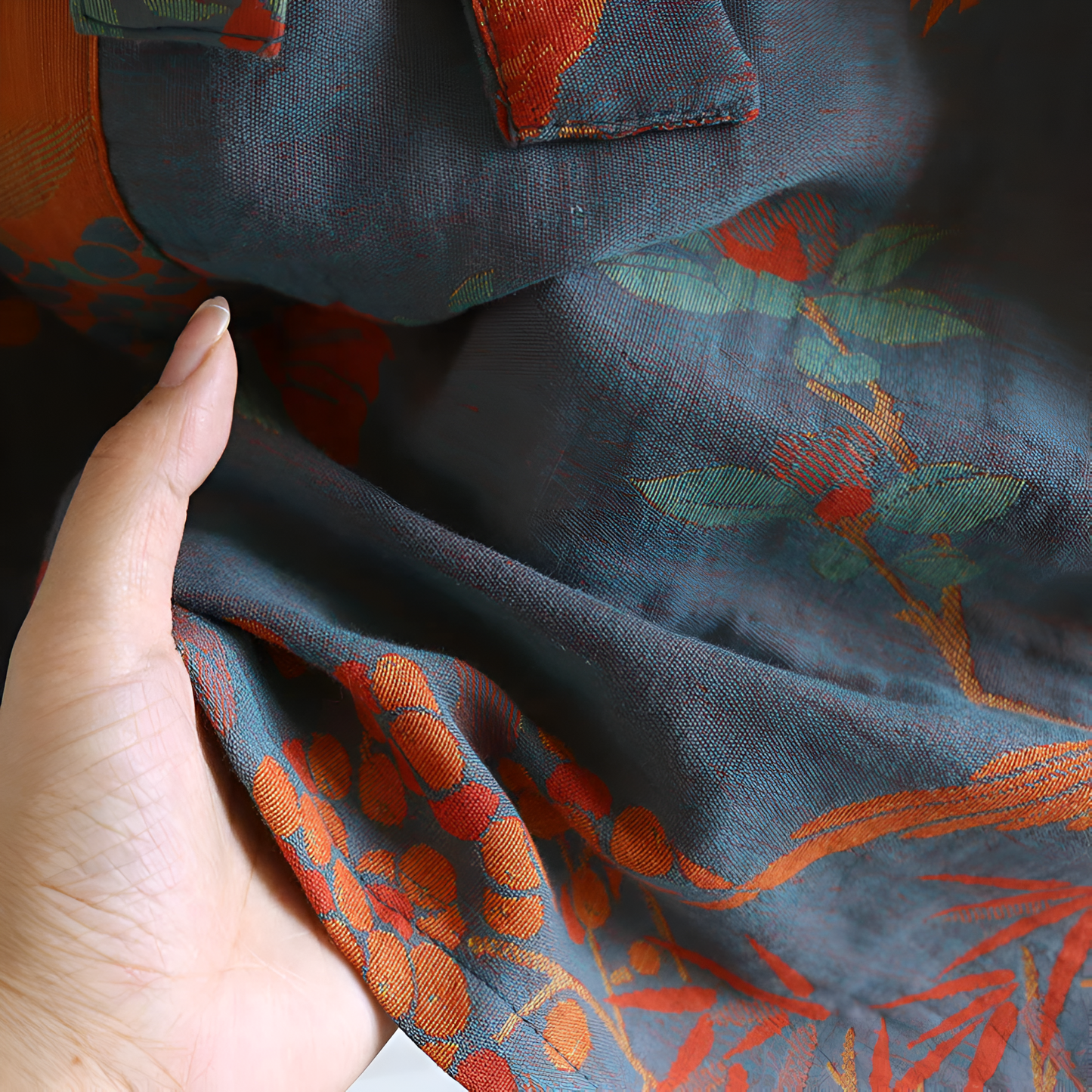 VintageLoom Cotton Waffle Bathrobe – Lightweight Retro Robe